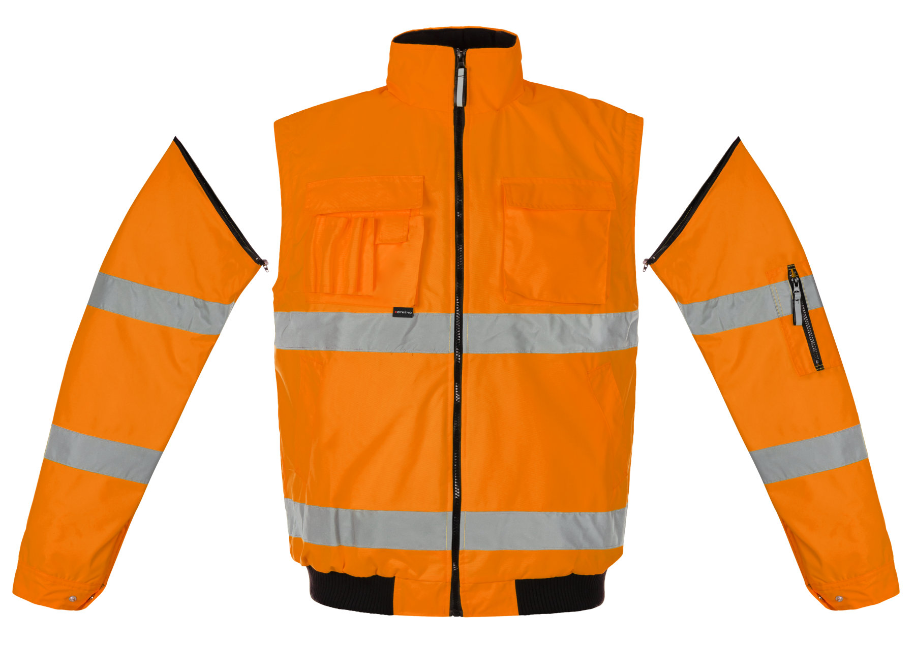 Aginola 2v1 reflexní zimní bunda oranžová 4XL ODĚVY Sklad18 012-K39-4XL 8592803035928