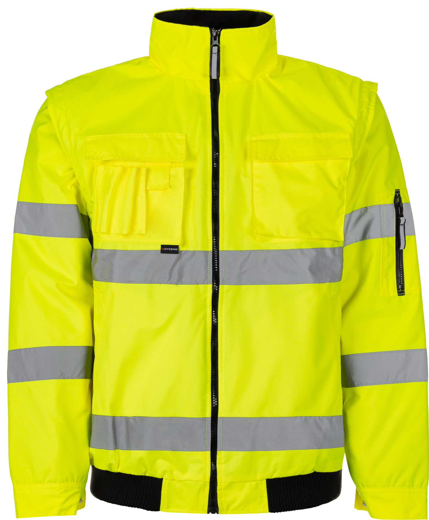 Aginola 2v1 reflexní zimní bunda žlutá 2XL ODĚVY Sklad18 012-K40-2XL 8592803009646