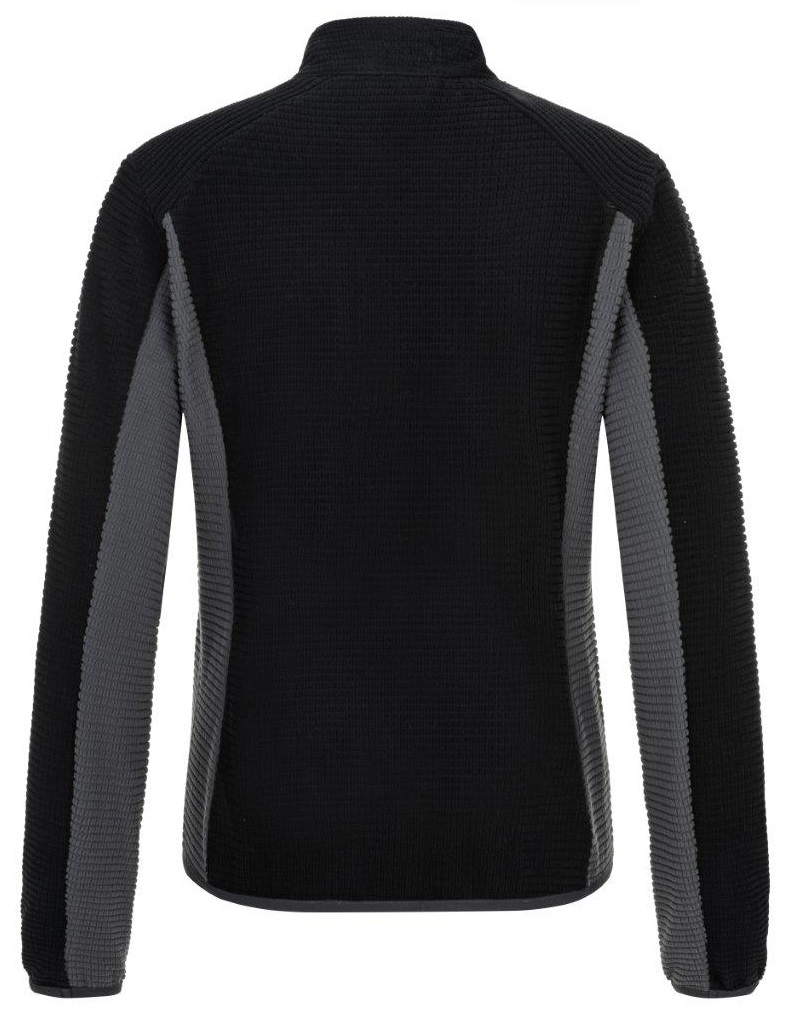 Stretchová fleecová mikina dámská Lefan černá šedá XS ODĚVY Sklad18 015-K80W-01-XS