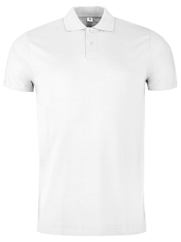 Polokošile pánská Single Jersey hladký úplet bílá Weston 4XL ODĚVY Sklad18 015-K38-02-4XL