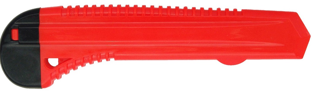 Jednorázový nůž s PVC rukojetí 18 mm ODĚVY Sklad18 600-K13